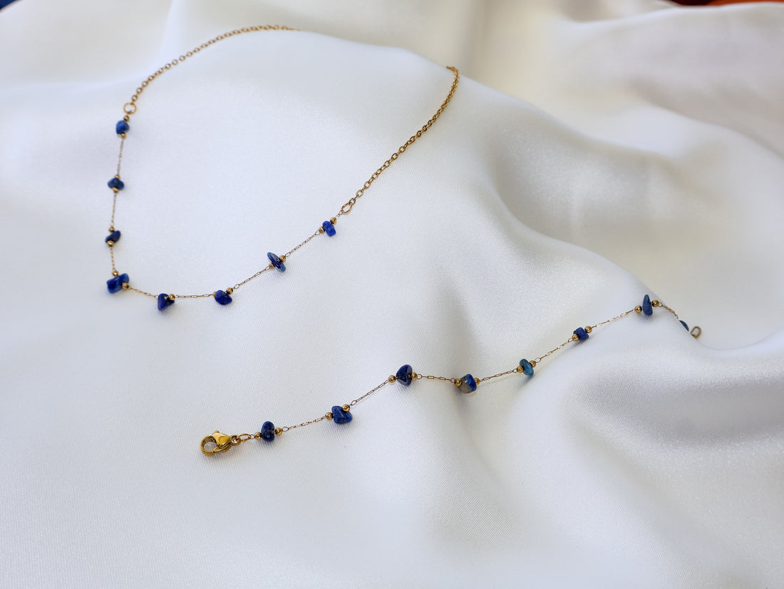 Aura Lapis Lazuli Jewelry Set