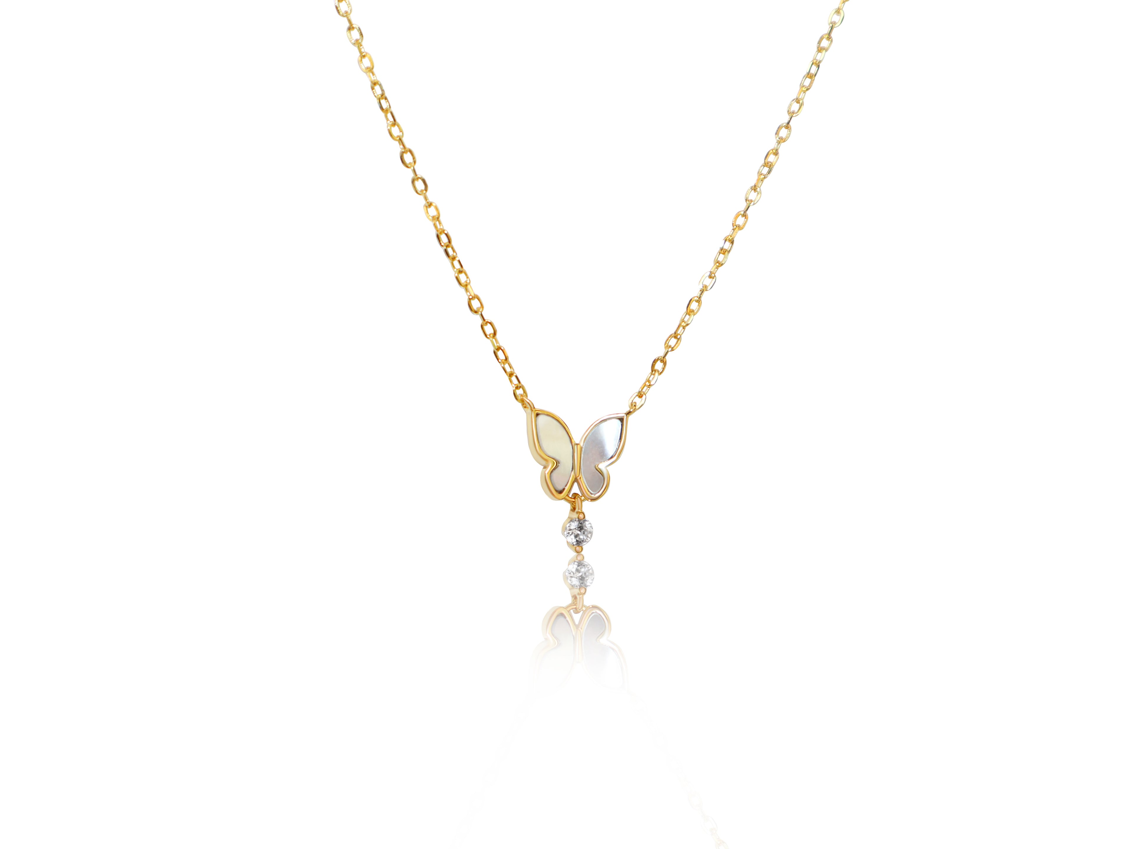 MB Vlinder Ketting Goud