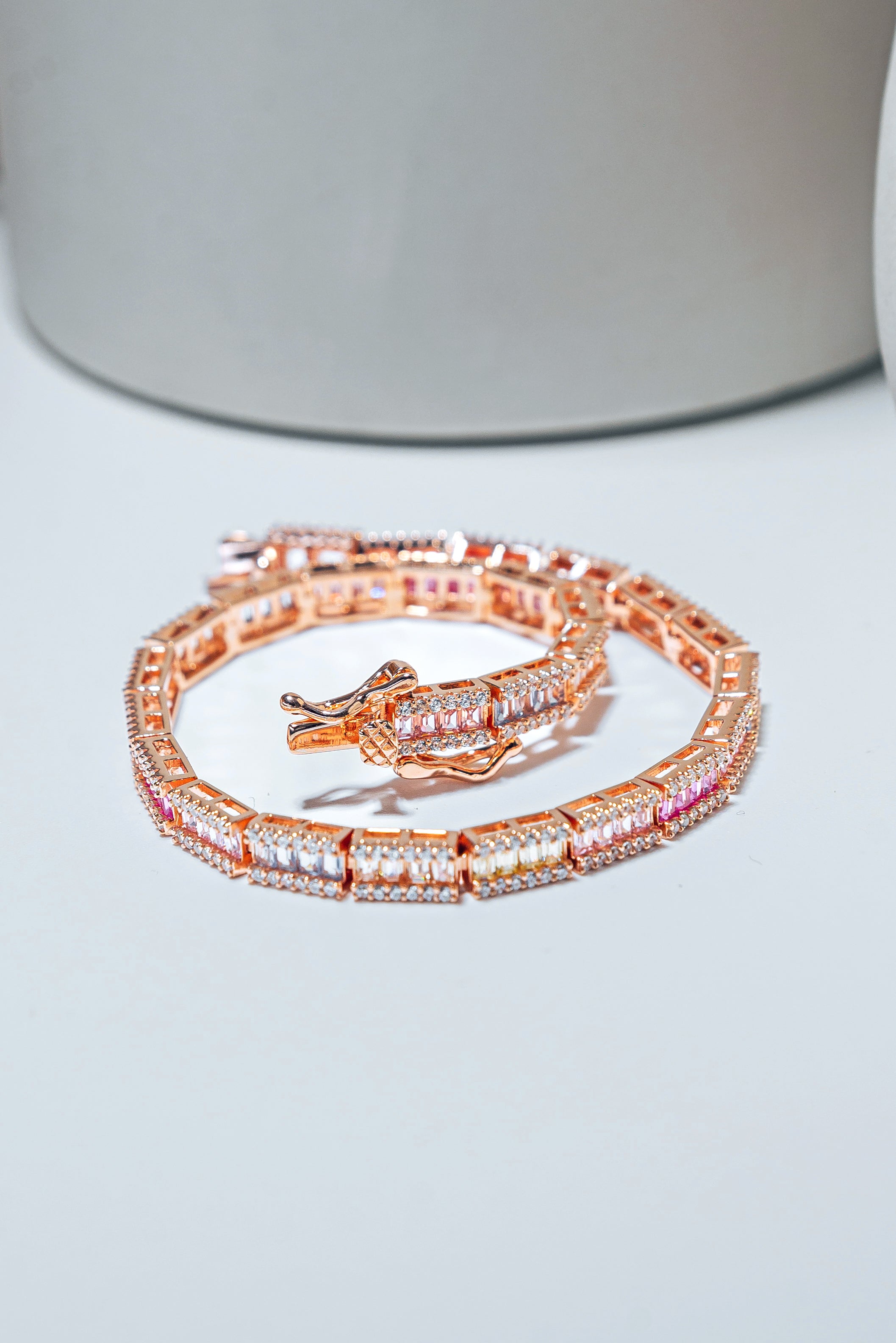 MB Rainbow Baguette Bracelet