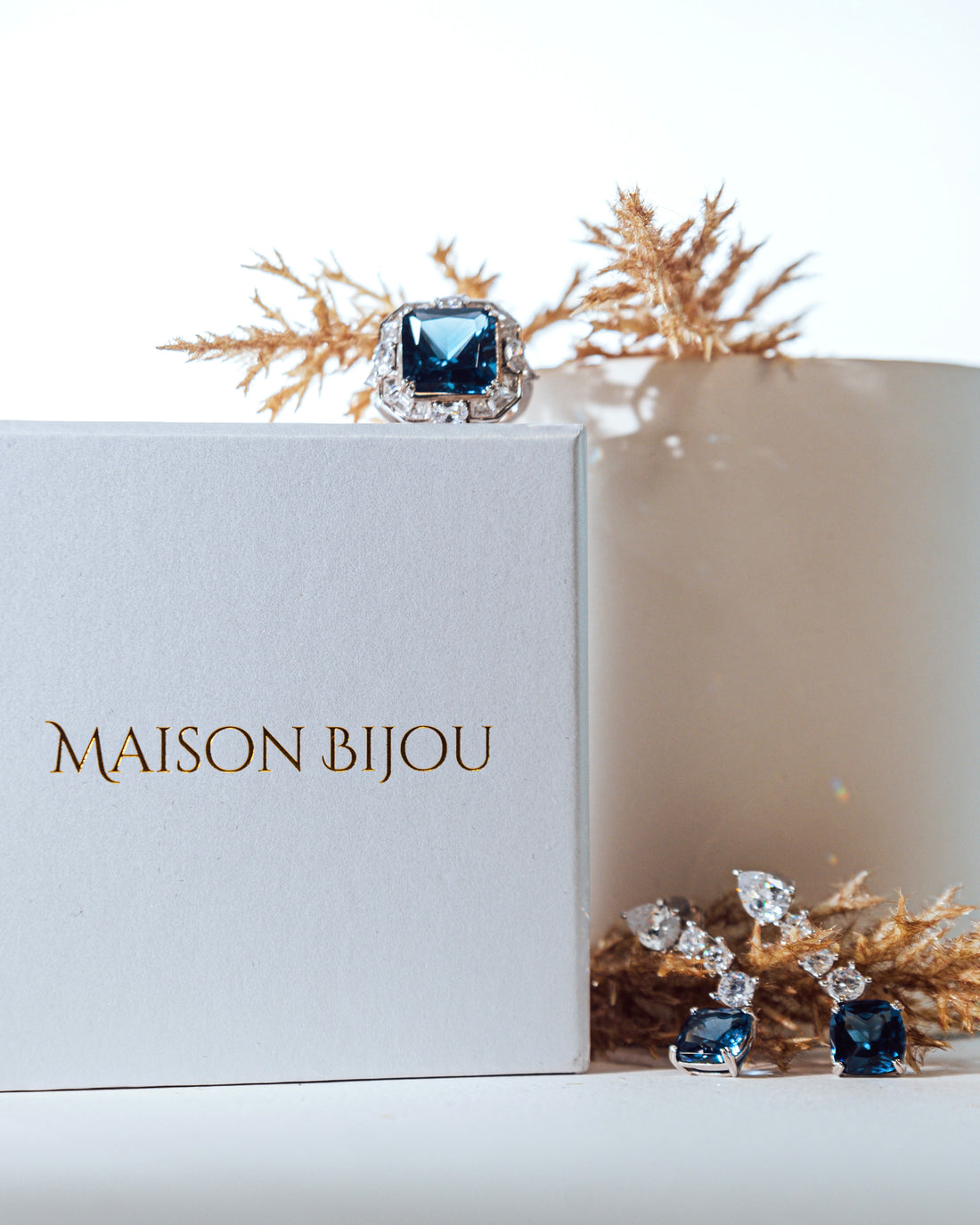 MB Vintage Topaas Oorbellen