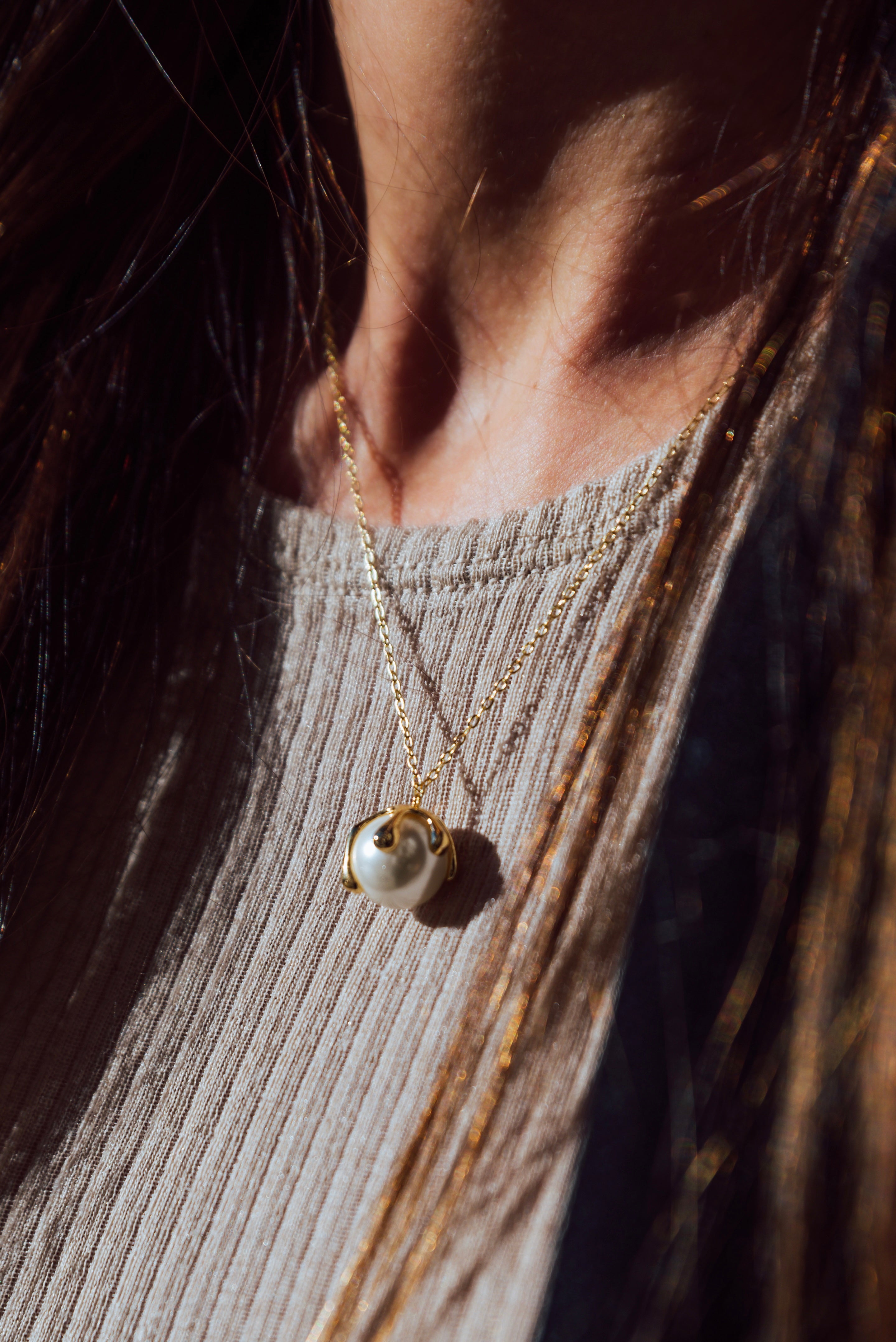 MB Pearl Necklace