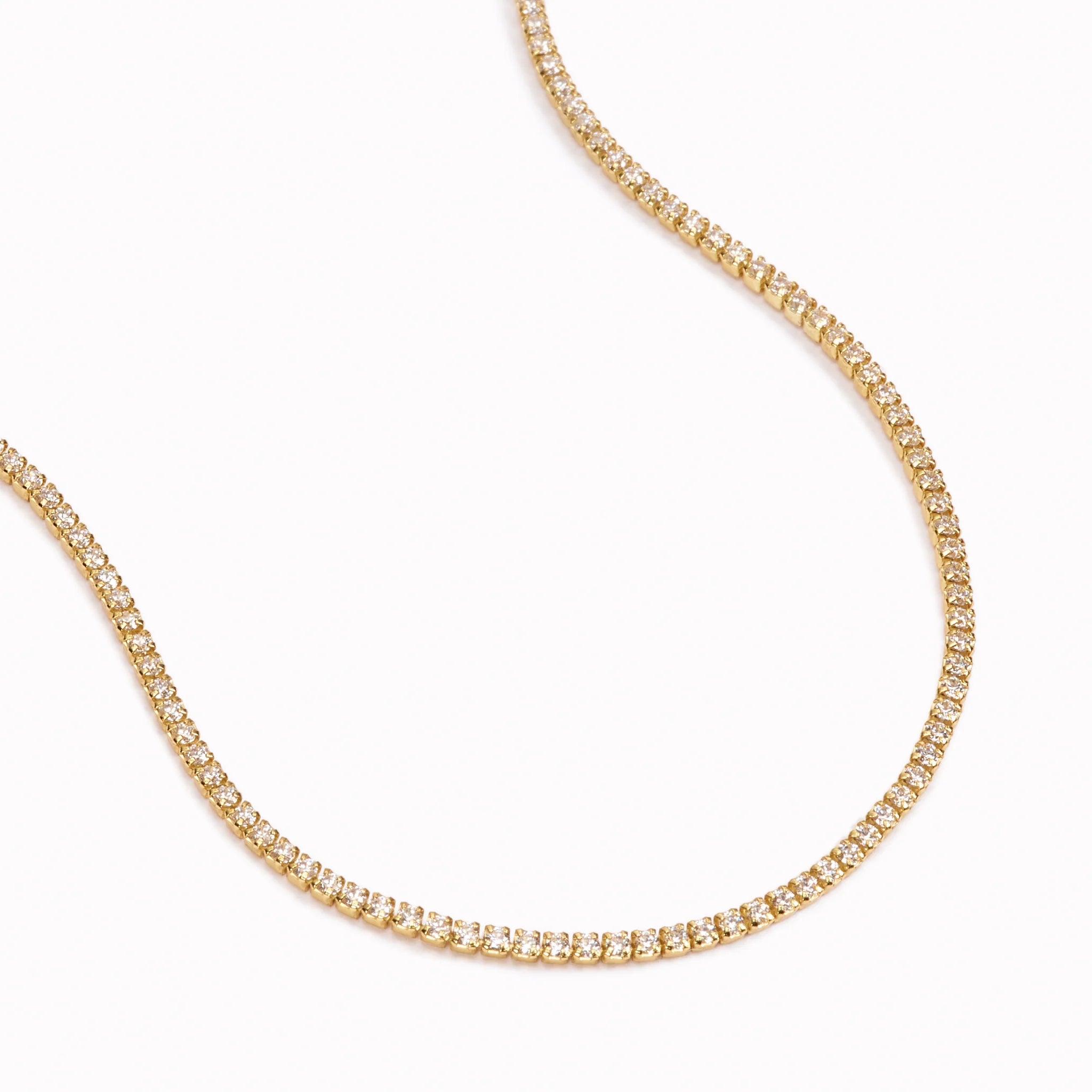 MB Tennis Necklace Golden