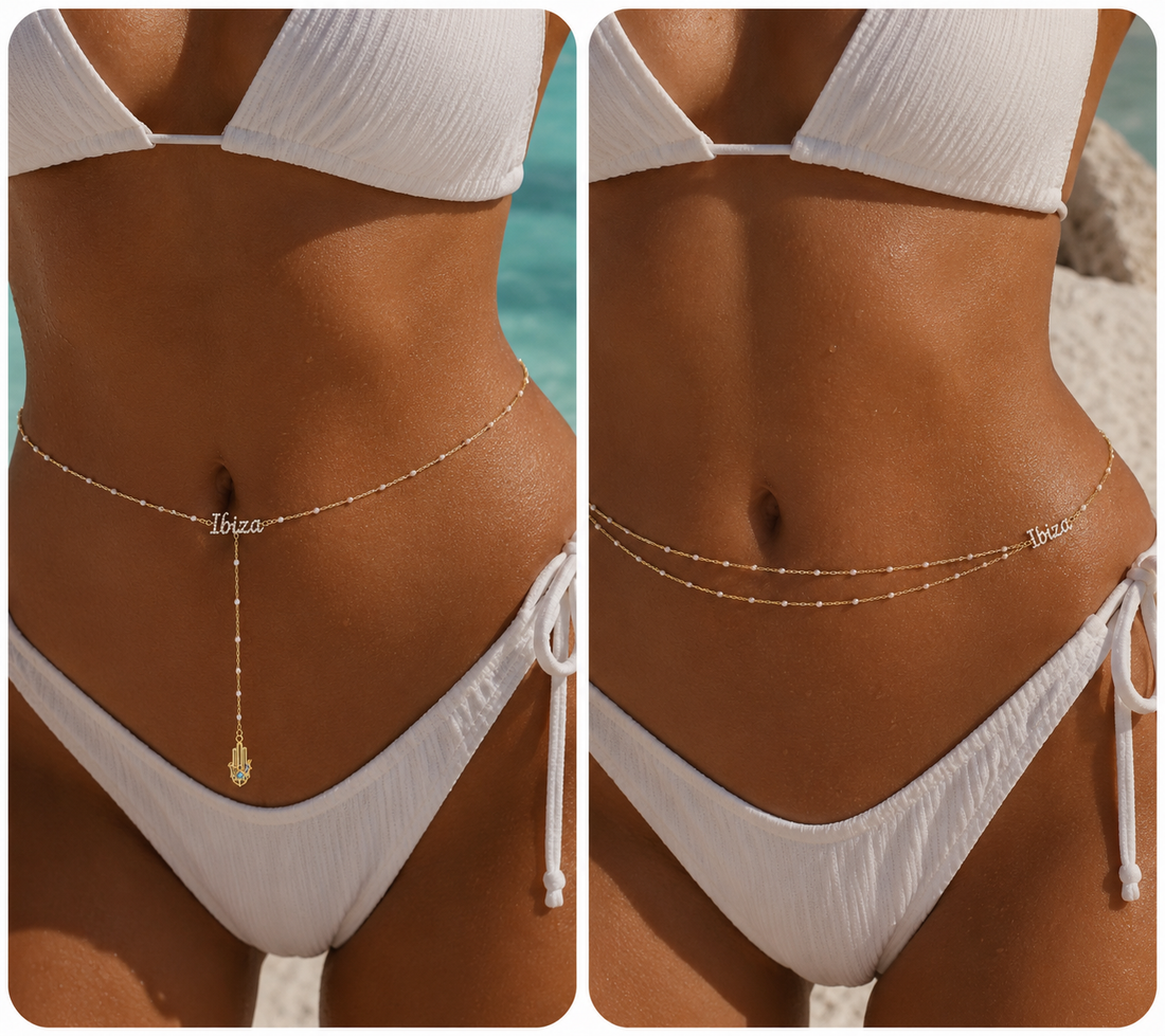 MB Ibiza Pearl Body Necklace