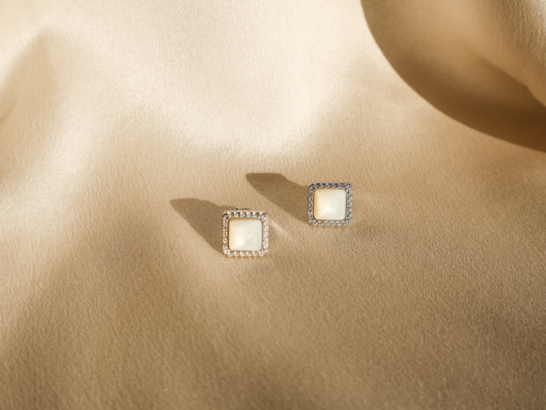 MB Stud Earrings