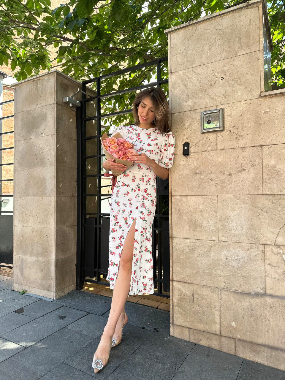Midi Thalia Flowers Dress