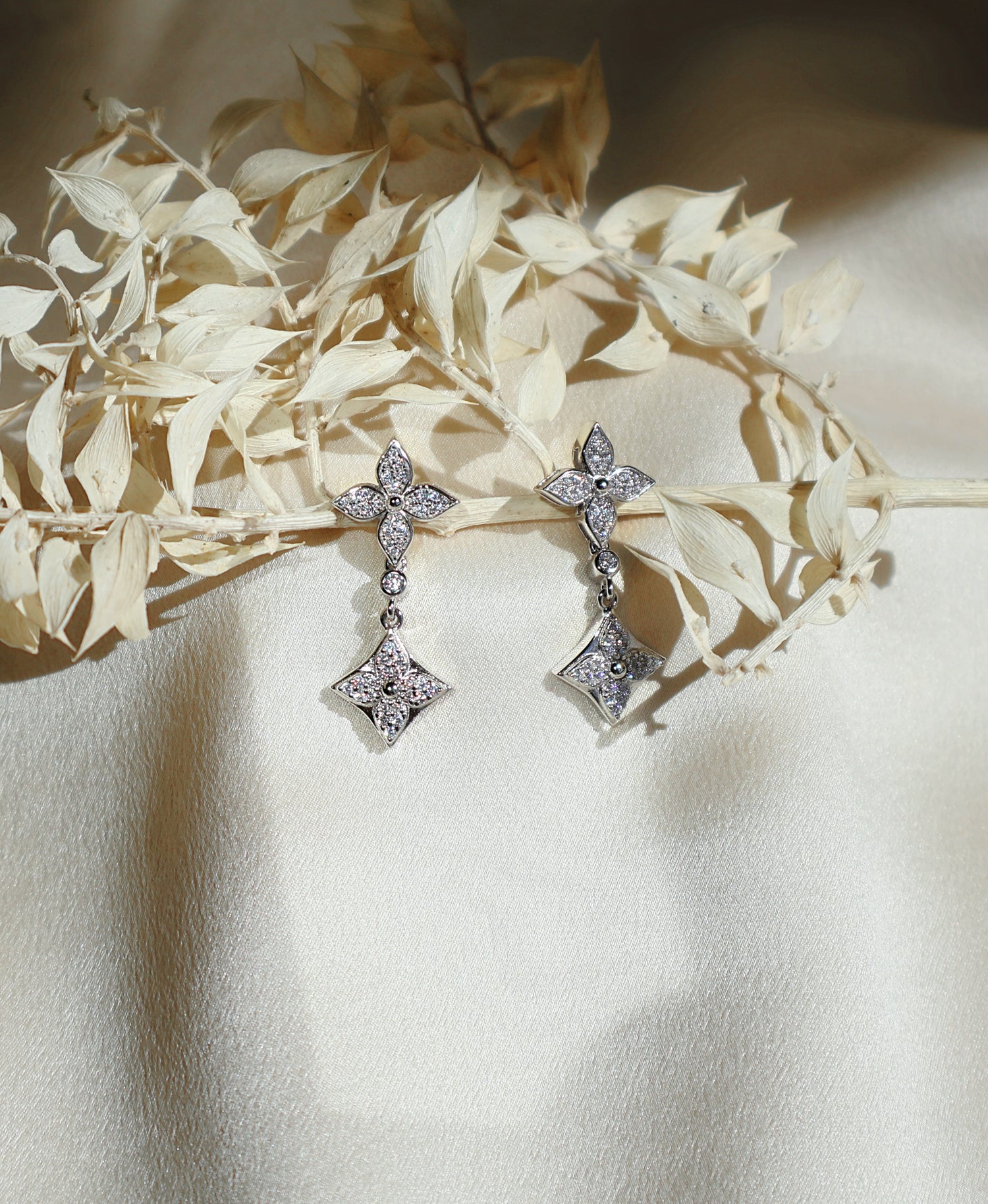 MB Crystal Iris Earrings