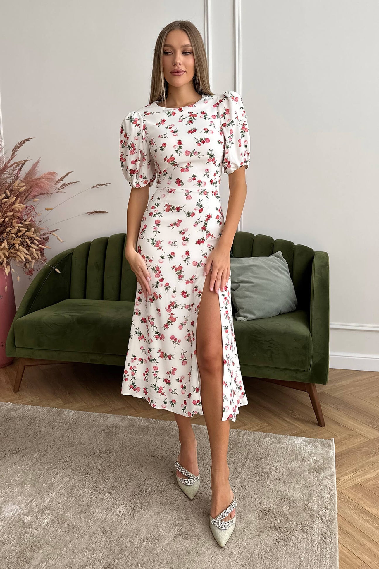 Midi Thalia Flowers Dress