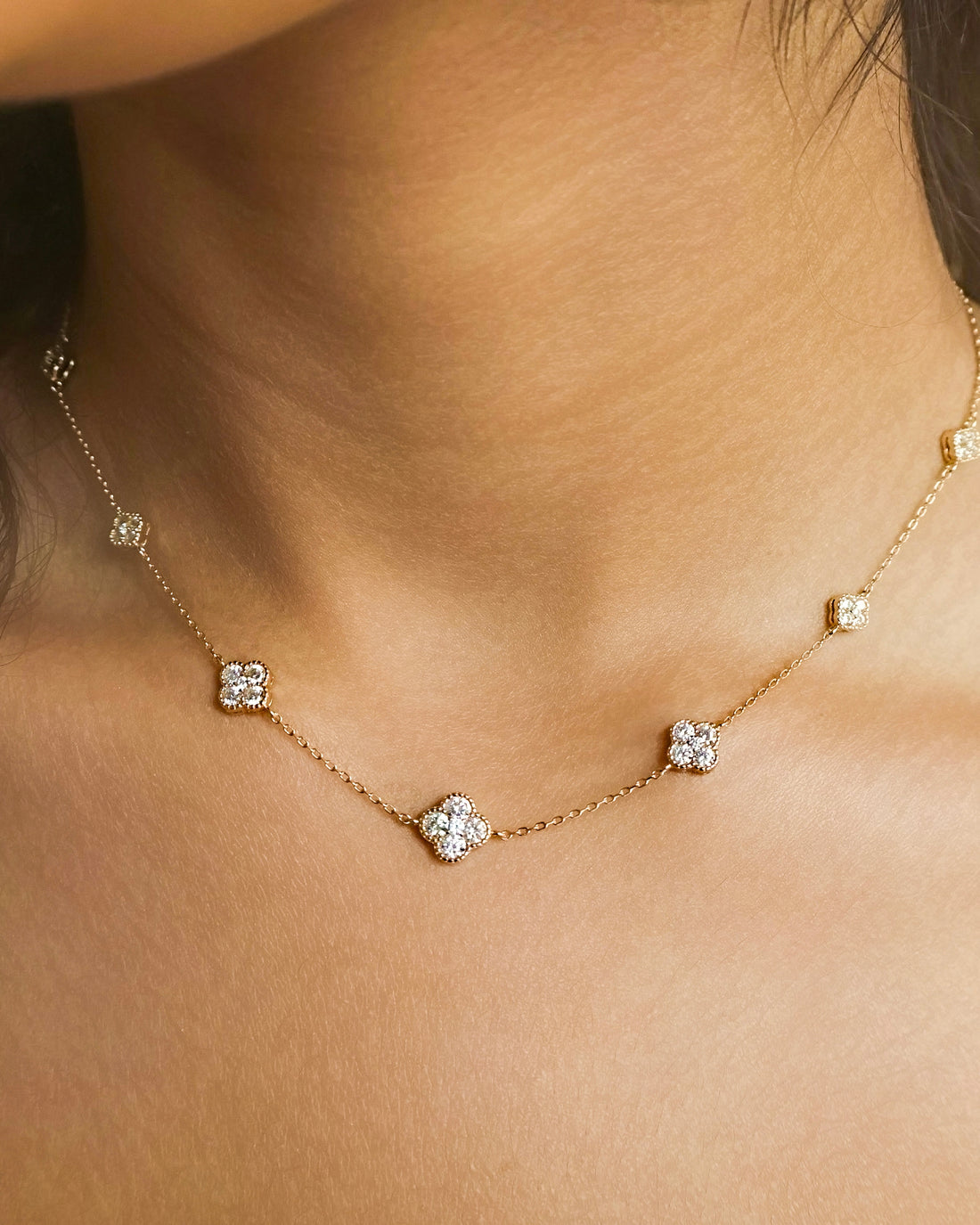 MB Four Leaf Necklace