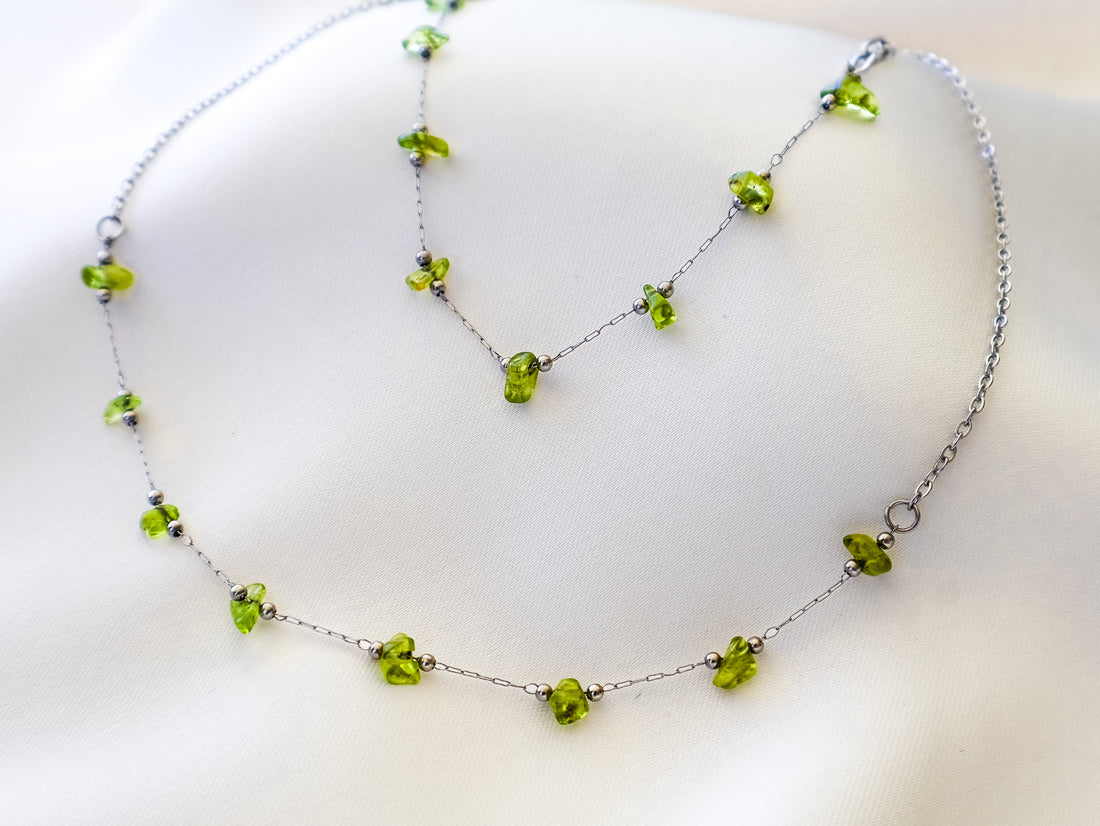 Aura Peridoto Jewelry Set
