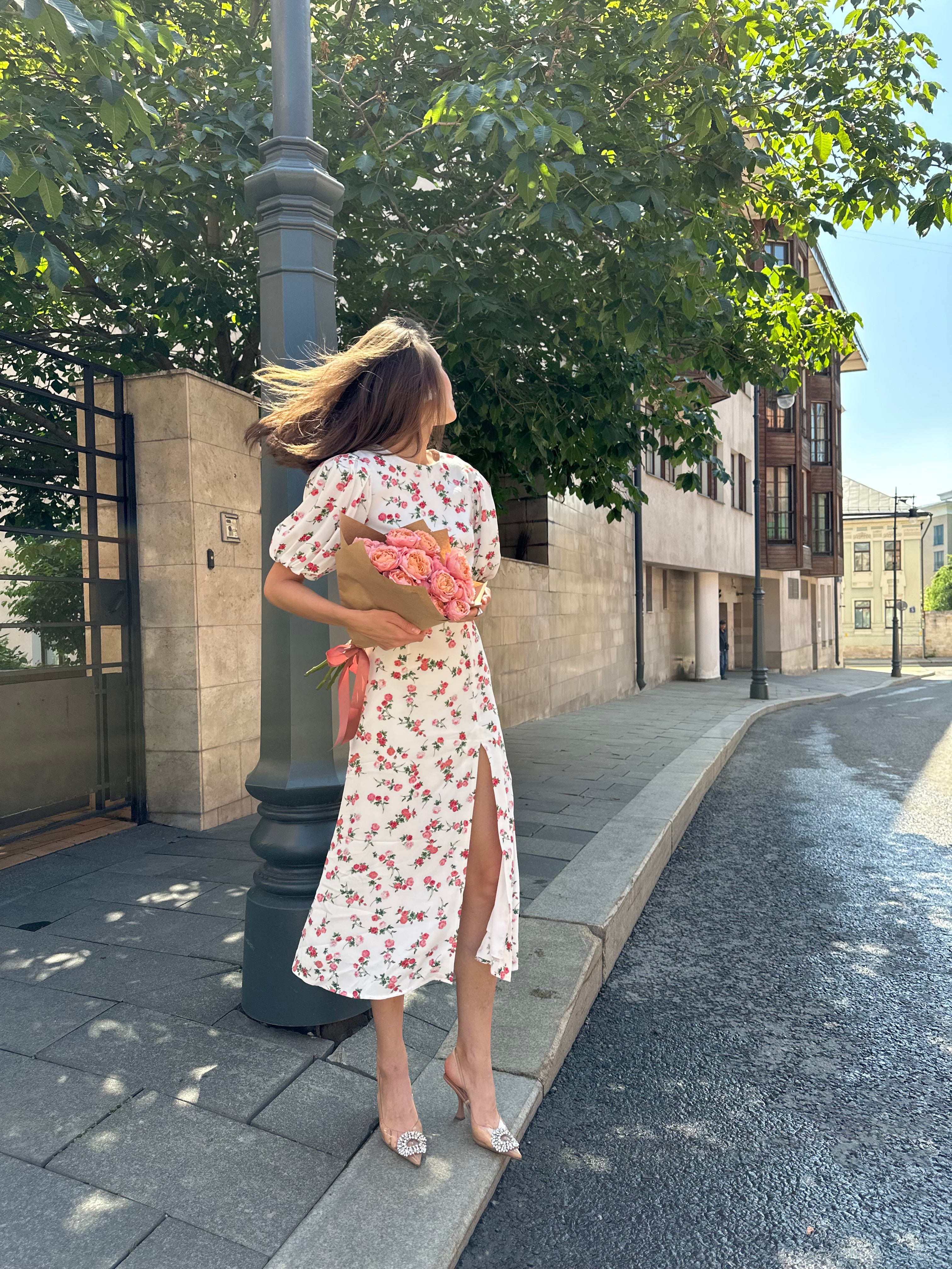 Midi Thalia Flowers Dress