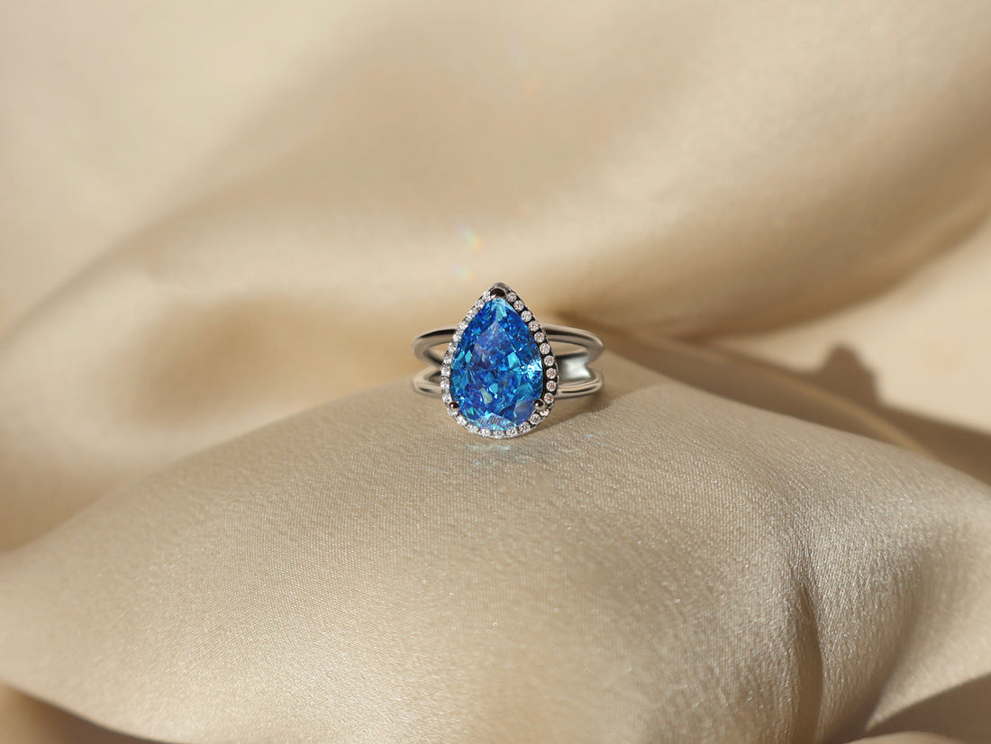 MB Sapphire Blue Ring