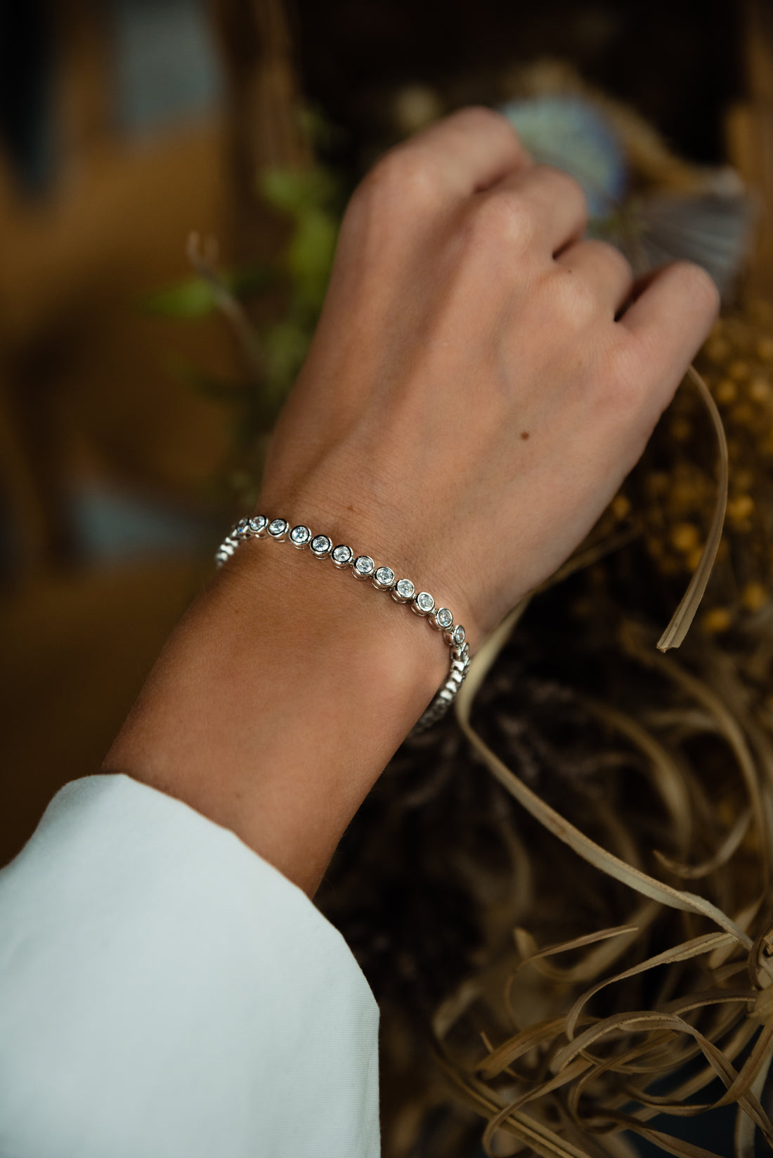 MB Tennis Bracelet Aura Silver