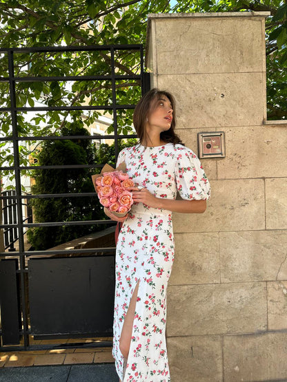 Midi Thalia Flowers Dress