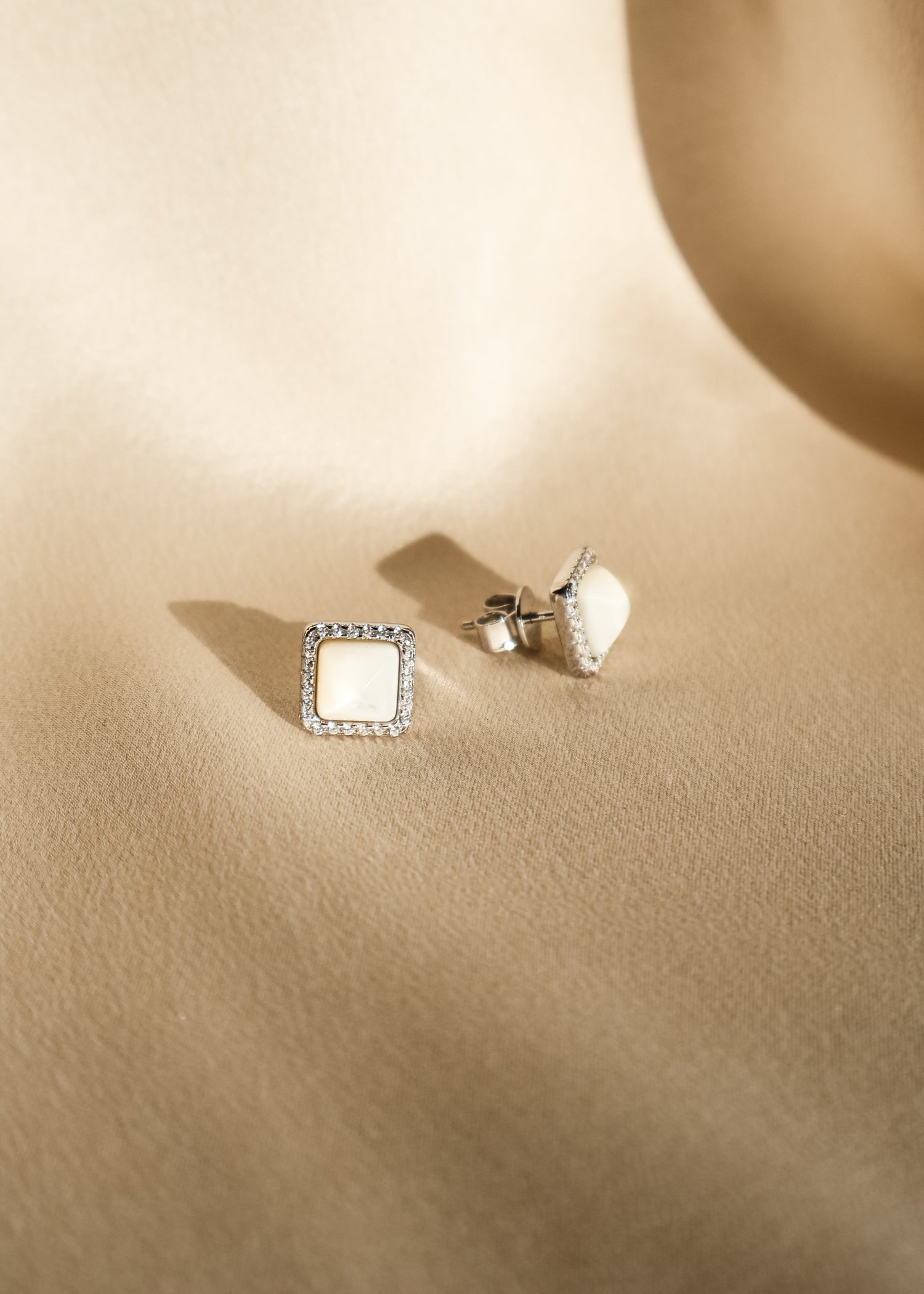 MB Stud Earrings