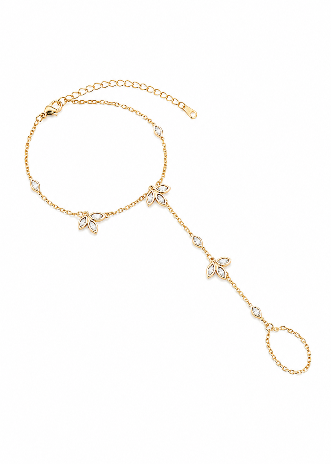 Luna Leaf Hand Chain