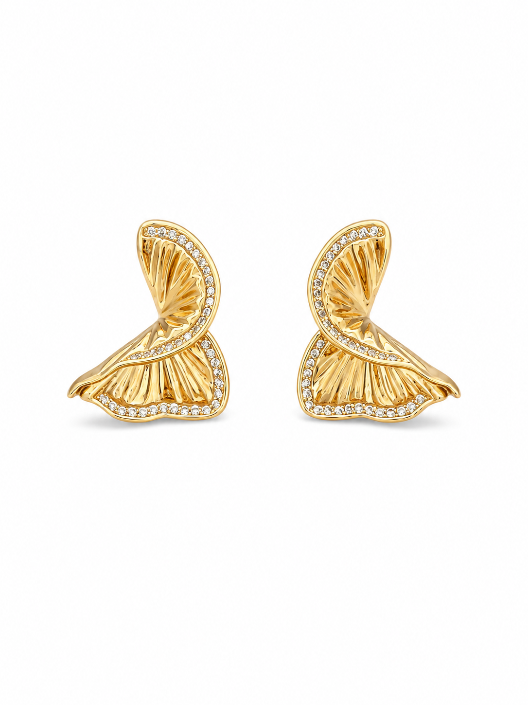 Butterfly Golden Earrings