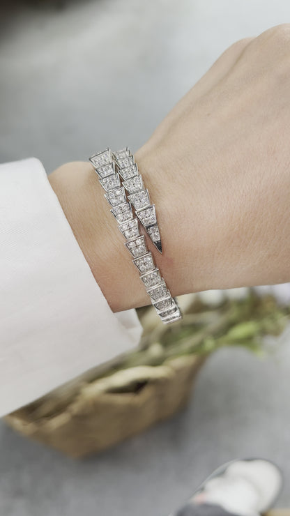 MB Crystal Snake Bracelet