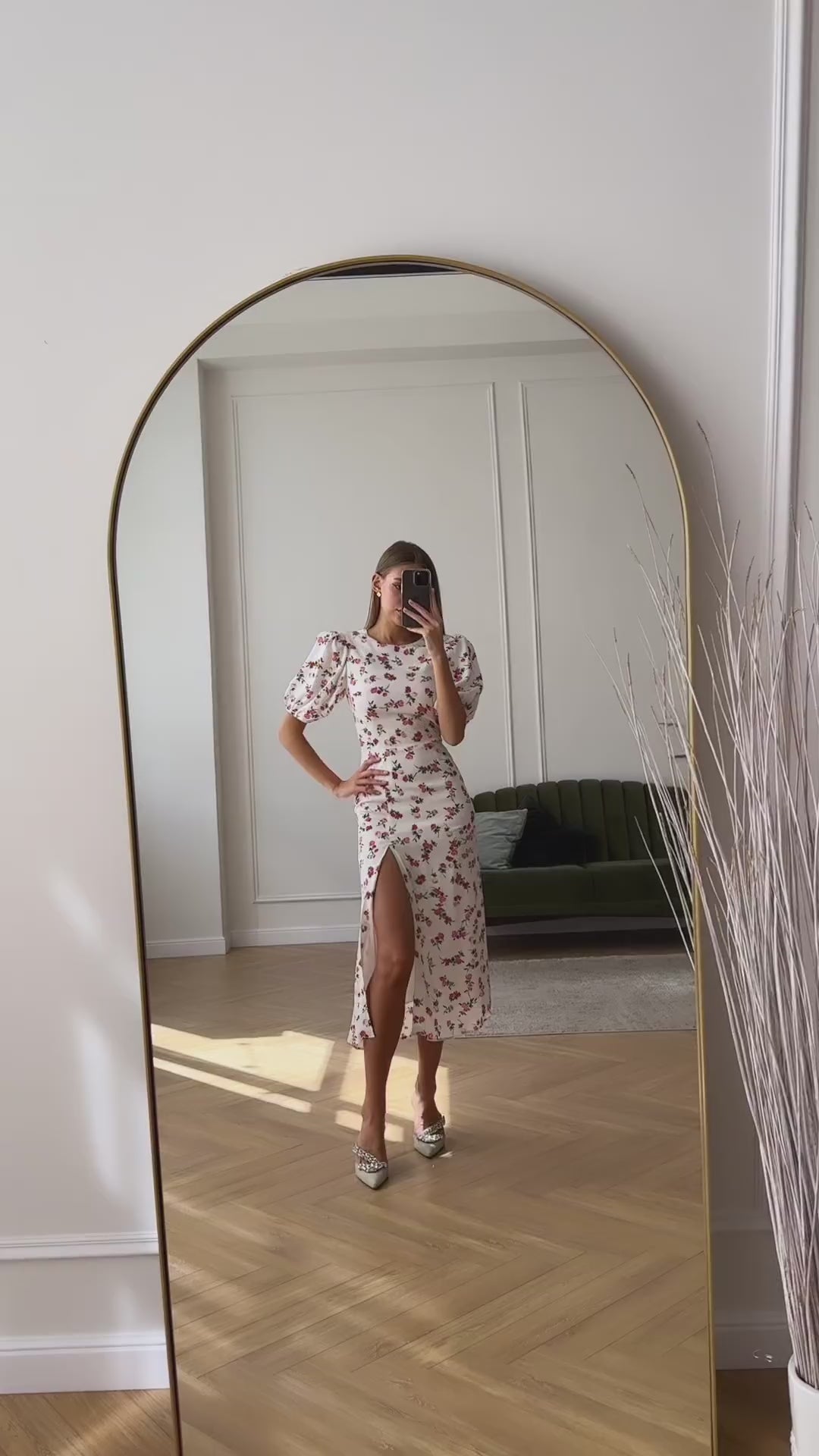Midi Thalia Flowers Dress