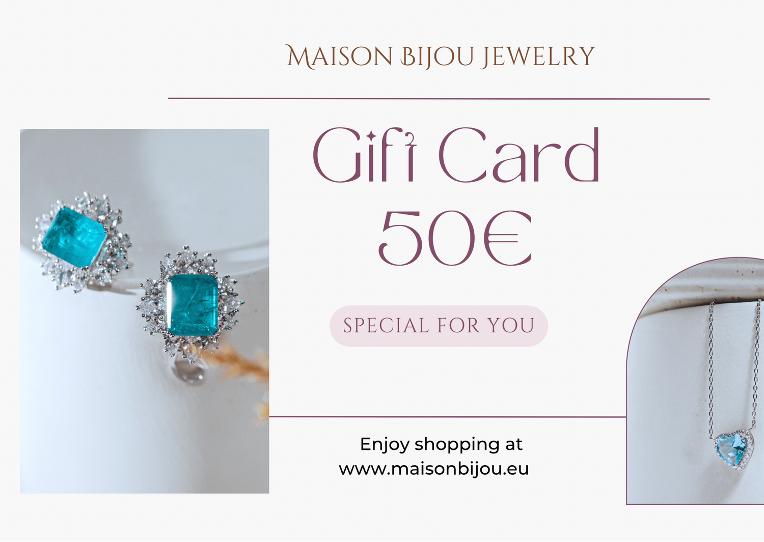 Gift Card MAISON BIJOU