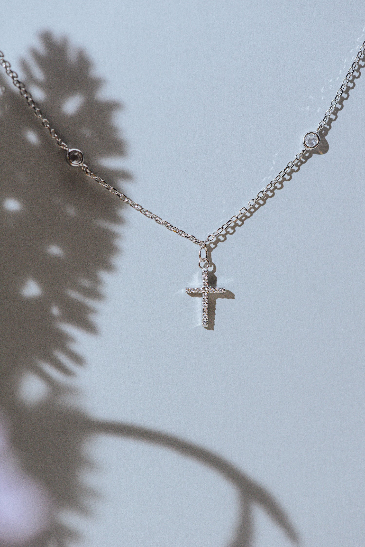 MB S Cross Necklace