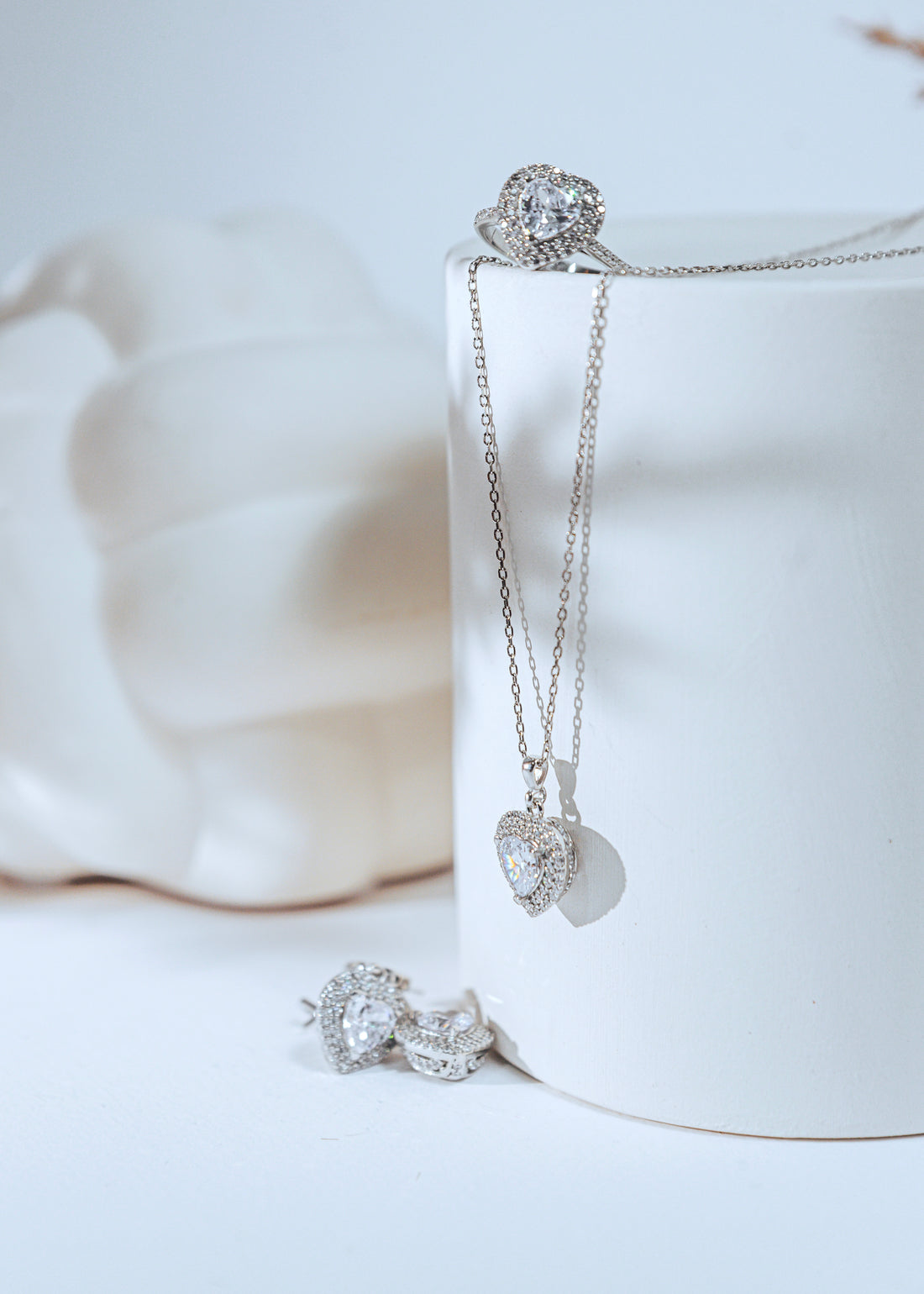 MB Ice Heart Necklace