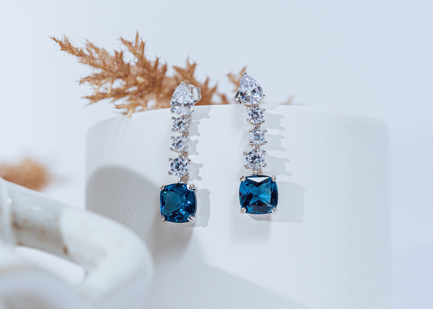 MB Vintage Topaz Earrings