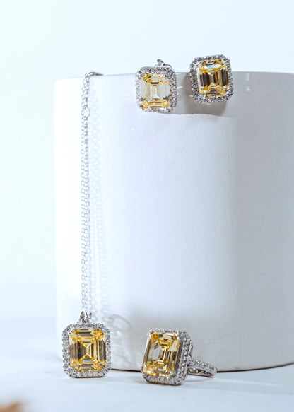 MB Sapphire Set Yellow Tourmaline