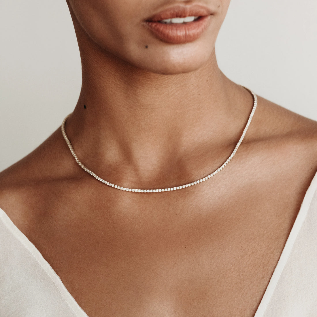 MB Petite Tennis Necklace